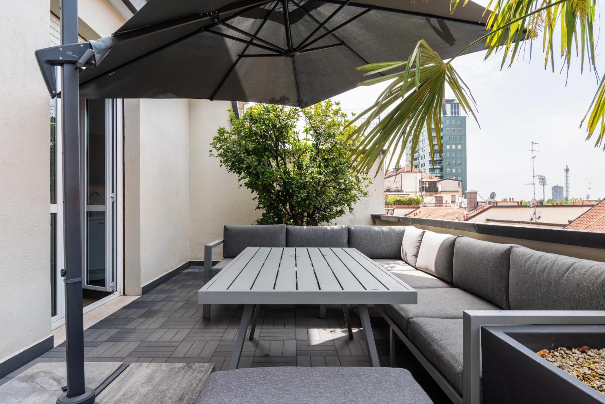 Favoloso Bilocale Con Terrazza Nel Cuore Di Apartamento
